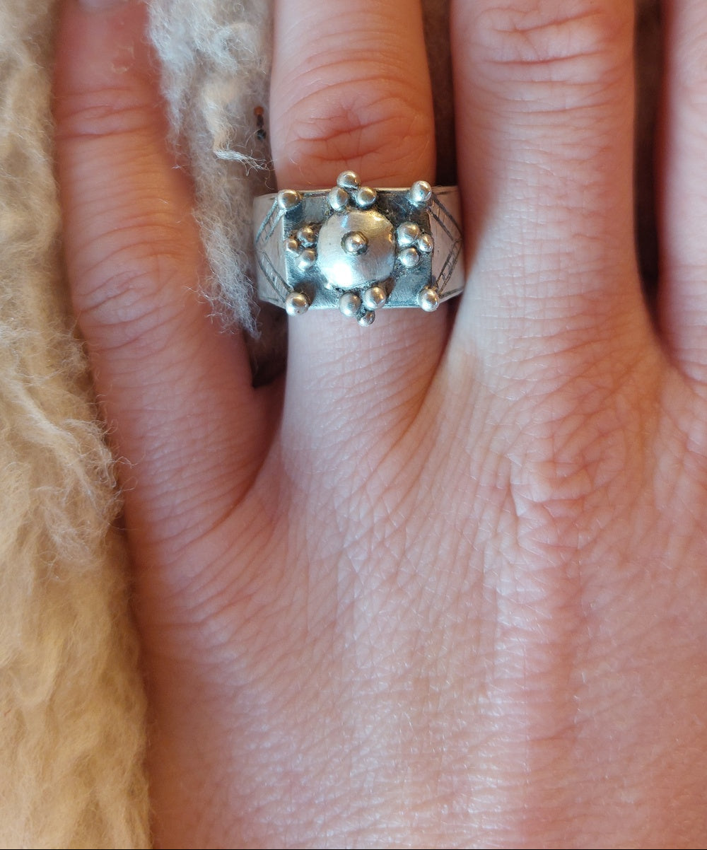 Handmade Sterling Silver Ring- One-of-a-kind-02