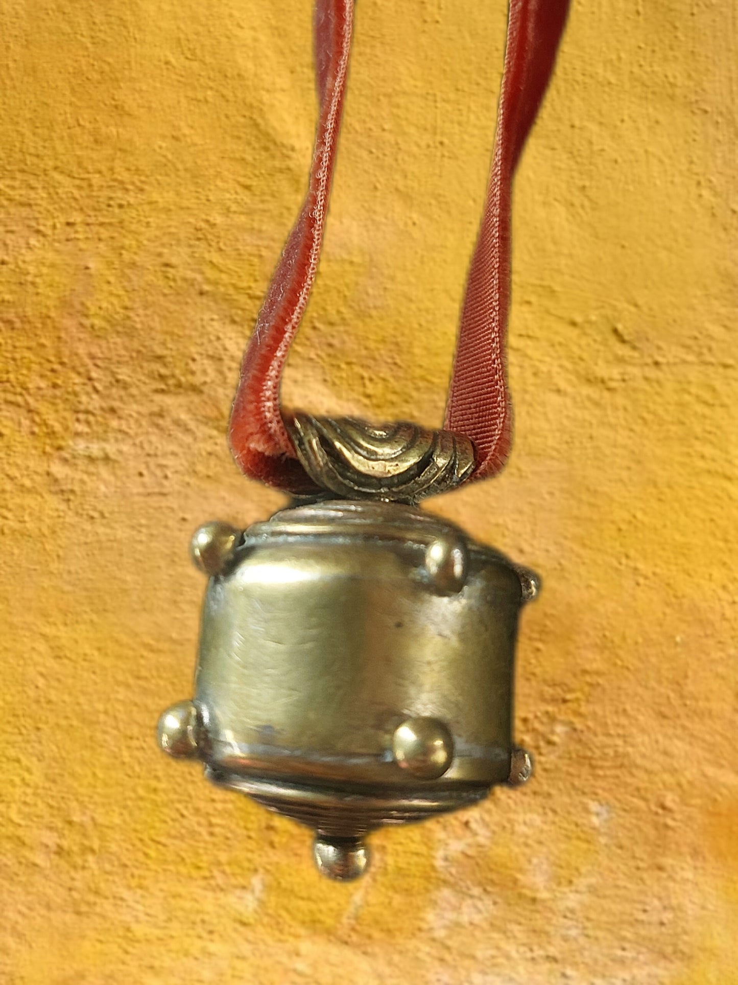 Three dimensional Brass Pendant